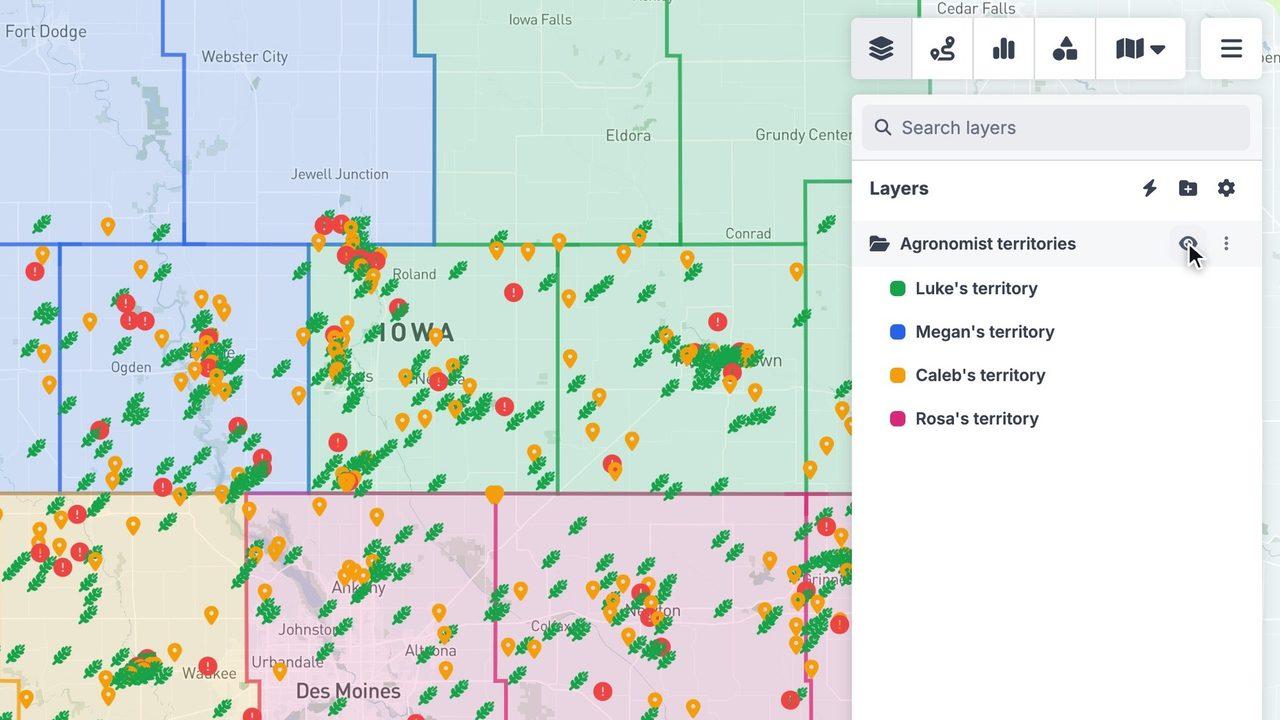 Every grower and territory
