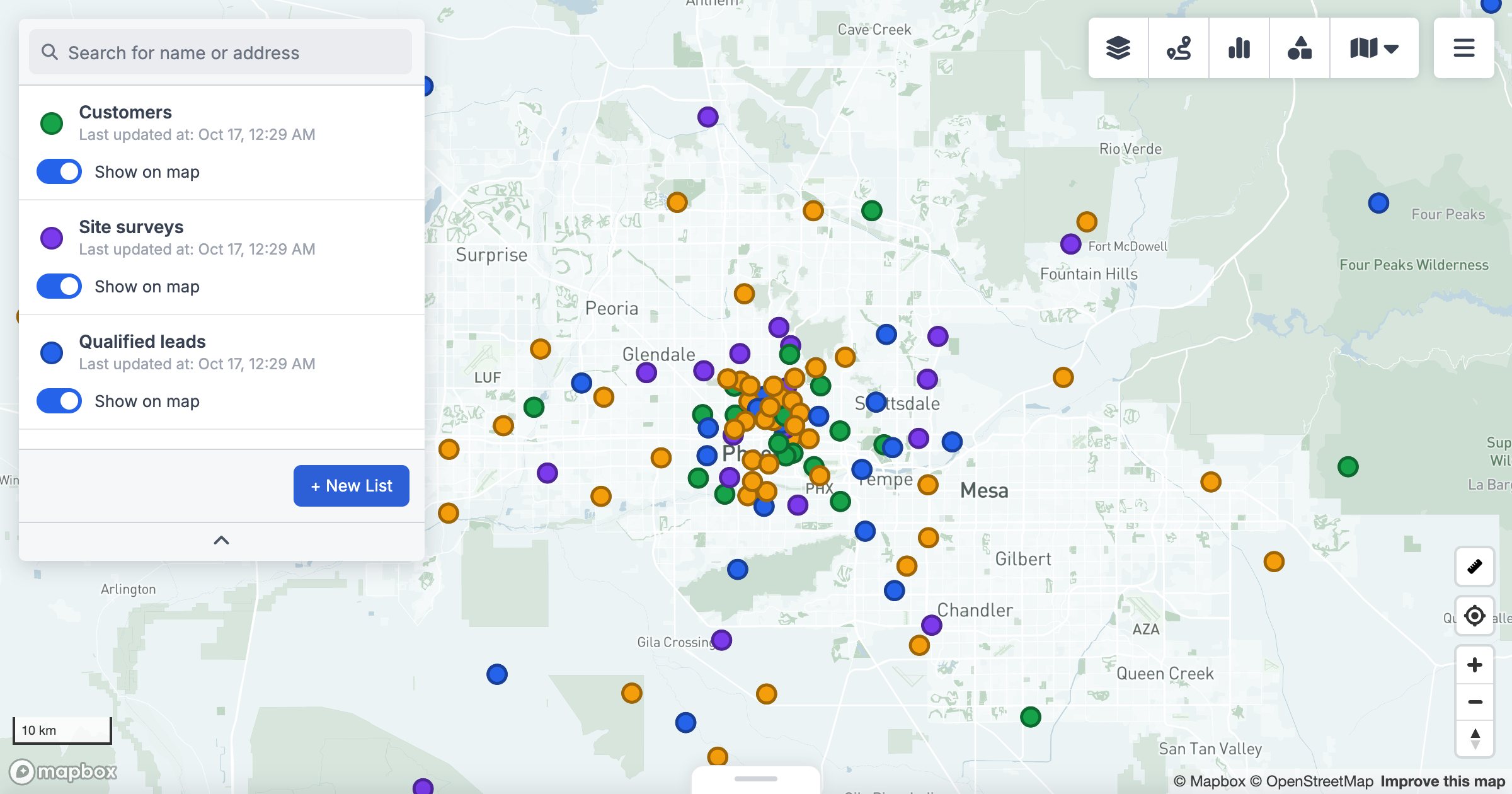 CRM Map View: How to See Your CRM Contacts on a Map (Attio, Close, Copper & More)