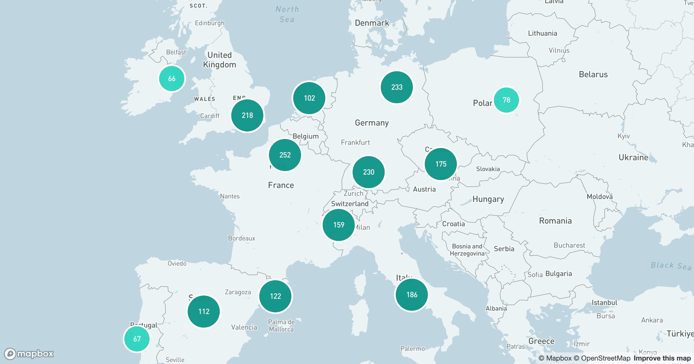 Map Clustering: Make Dense Maps Readable | GeoMaps Blog