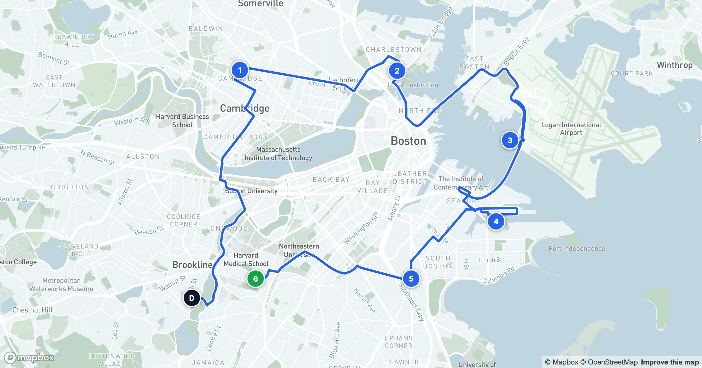 How to Plan a Multi-Stop Route on a Map