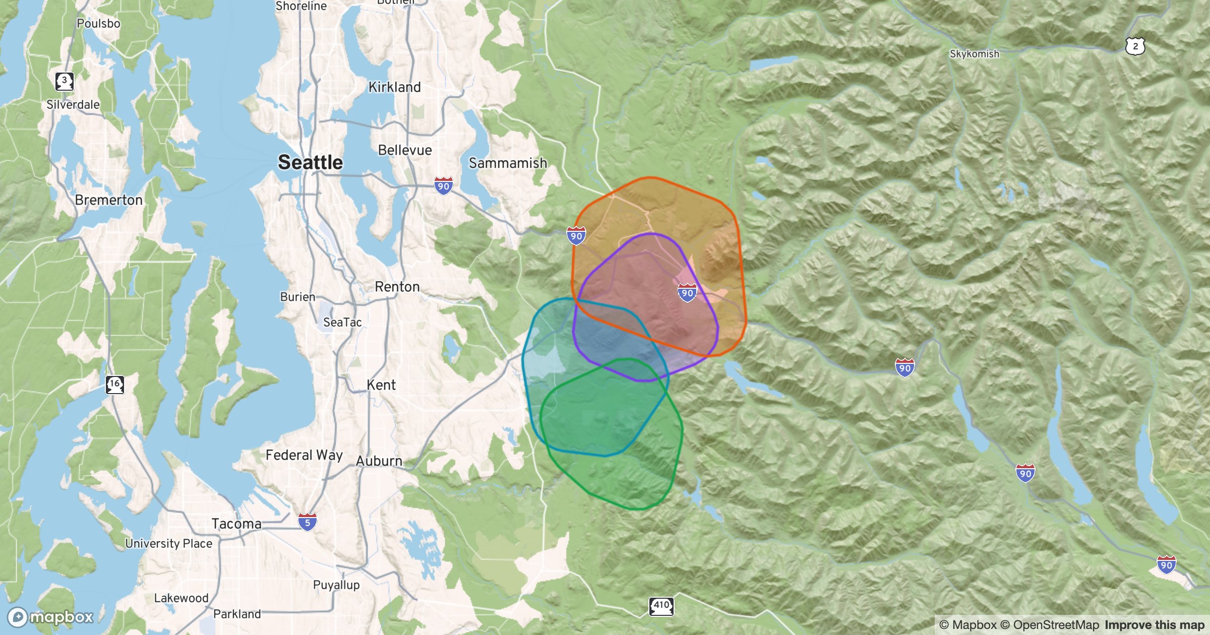 The same territories over the Cascades near Seattle