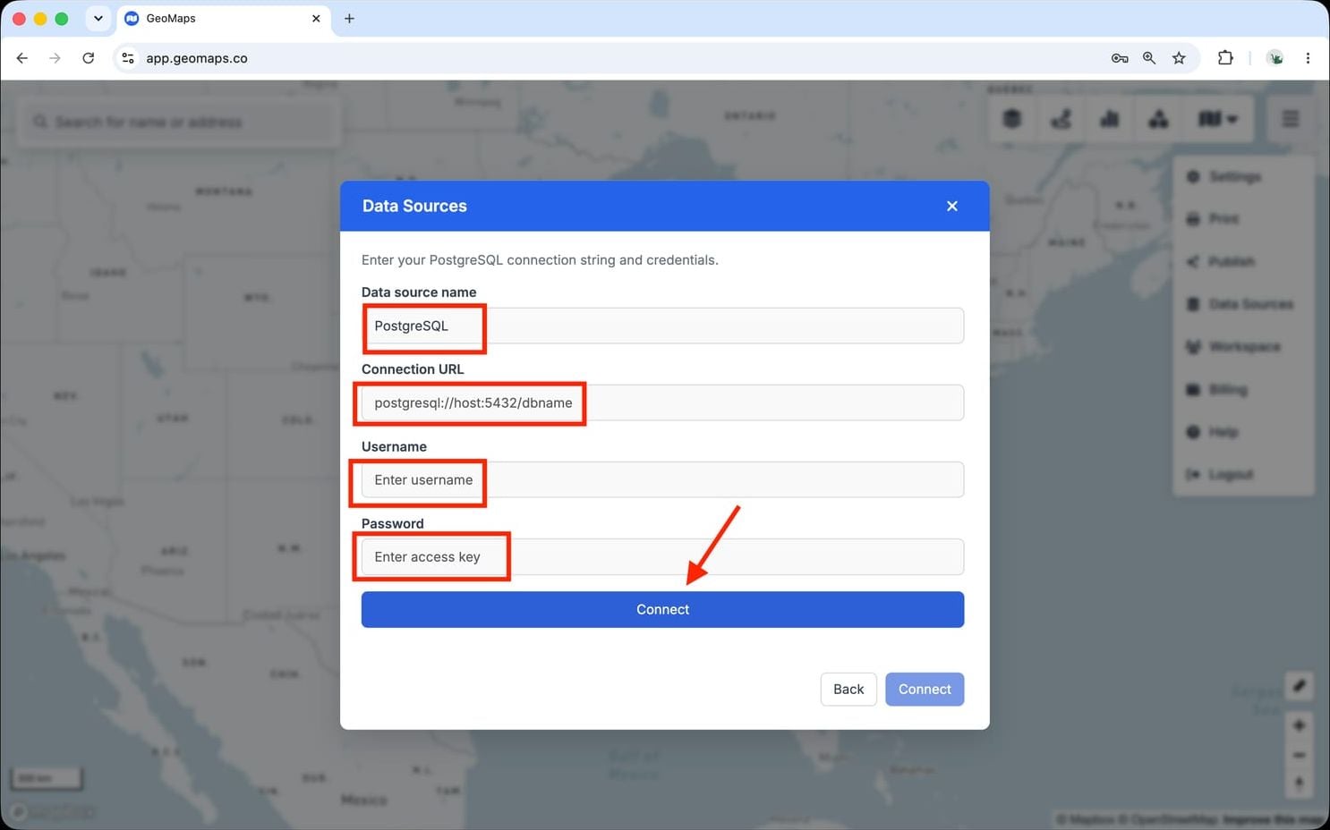 Connect PostgreSQL